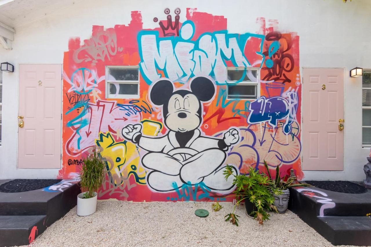Home Midtown Miami - Wynwood Area With Backyard - Art District Near To Beach Bagian luar foto