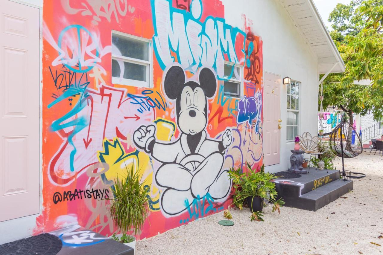 Home Midtown Miami - Wynwood Area With Backyard - Art District Near To Beach Bagian luar foto